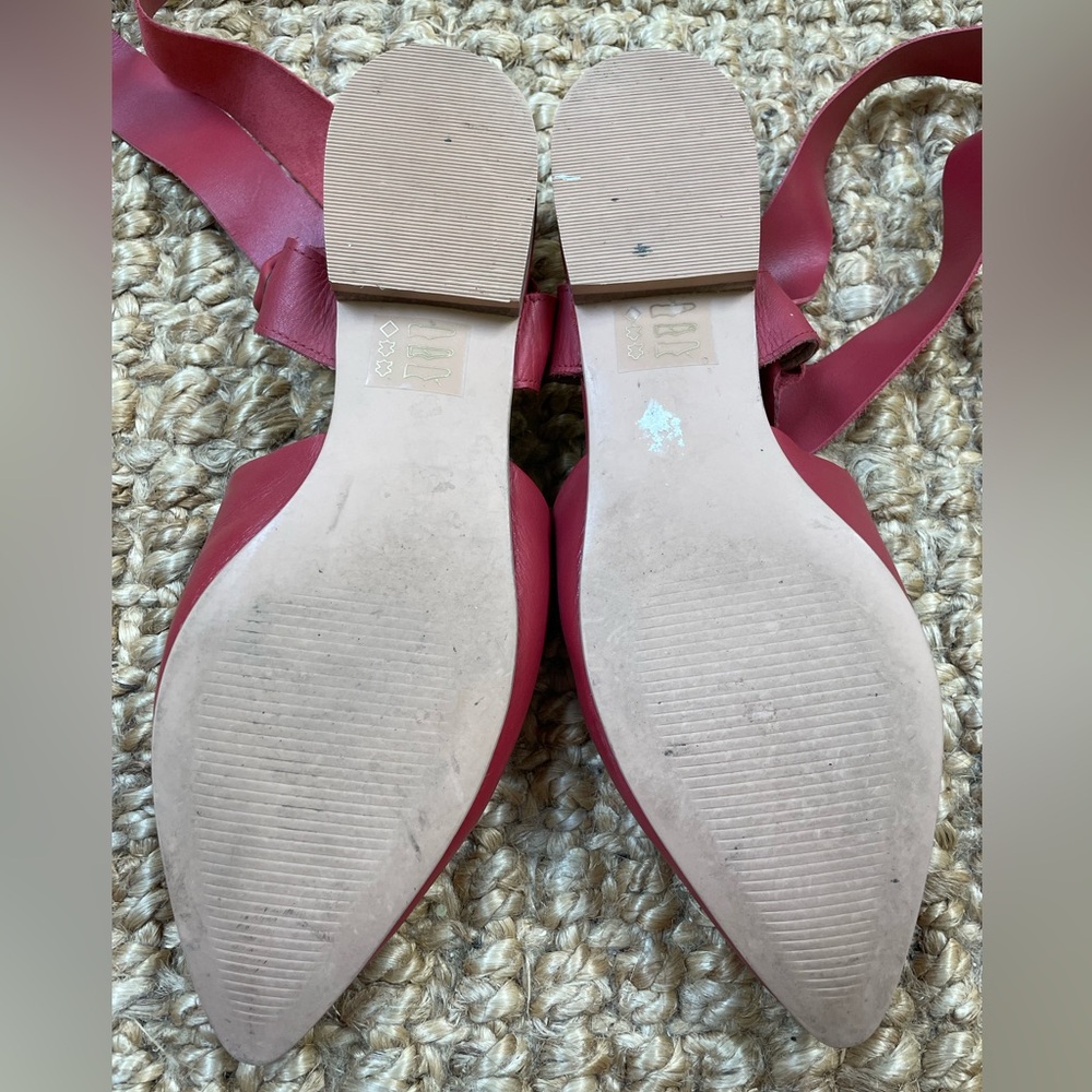 Free People Gold Rush Flats in Cherry Size eu 37 - Picture 6 of 8